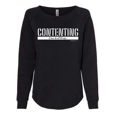 Contenting Premium Womens California Wash Sweatshirt