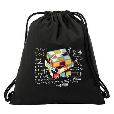Competitive Puzzle Cube Math Speed Cubing 80S Vintage Toy Funny Gift Drawstring Bag