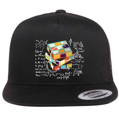 Competitive Puzzle Cube Math Speed Cubing 80S Vintage Toy Funny Gift Flatbill Hat