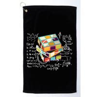 Competitive Puzzle Cube Math Speed Cubing 80S Vintage Toy Funny Gift Golf Towel