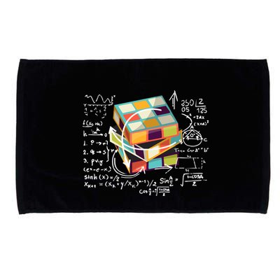 Competitive Puzzle Cube Math Speed Cubing 80S Vintage Toy Funny Gift Microfiber Hand Towel