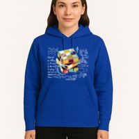 Competitive Puzzle Cube Math Speed Cubing 80S Vintage Toy Funny Gift Hoodie