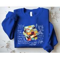 Competitive Puzzle Cube Math Speed Cubing 80S Vintage Toy Funny Gift Sweatshirt