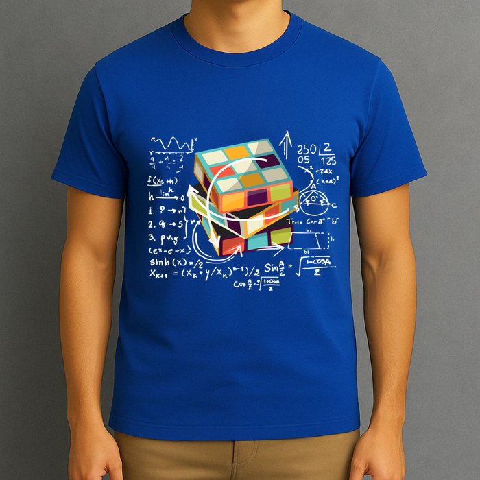 Competitive Puzzle Cube Math Speed Cubing 80S Vintage Toy Funny Gift T-Shirt