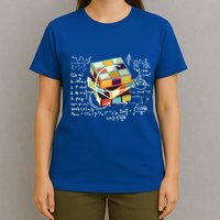 Competitive Puzzle Cube Math Speed Cubing 80S Vintage Toy Funny Gift T-Shirt