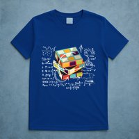 Competitive Puzzle Cube Math Speed Cubing 80S Vintage Toy Funny Gift T-Shirt