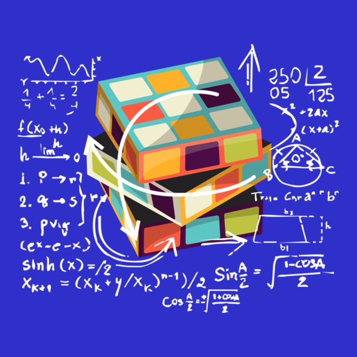 Competitive Puzzle Cube Math Speed Cubing 80S Vintage Toy Funny Gift T-Shirt
