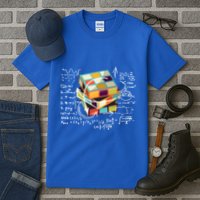 Competitive Puzzle Cube Math Speed Cubing 80S Vintage Toy Funny Gift Tall T-Shirt