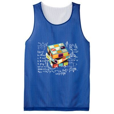 Competitive Puzzle Cube Math Speed Cubing 80S Vintage Toy Funny Gift Mesh Reversible Basketball Jersey Tank