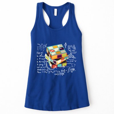 Competitive Puzzle Cube Math Speed Cubing 80S Vintage Toy Funny Gift Womens Tank Top