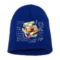 Competitive Puzzle Cube Math Speed Cubing 80S Vintage Toy Funny Gift Short Acrylic Beanie