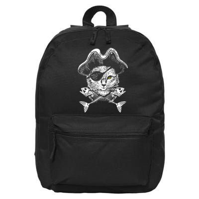 Cat Pirate 16 in Basic Backpack