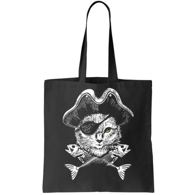 Cat Pirate Tote Bag