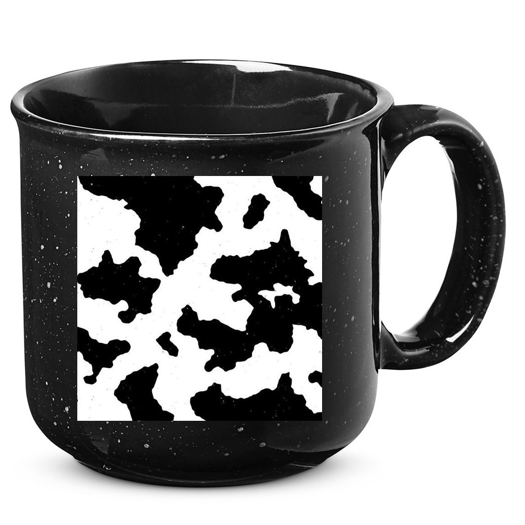 Cow Pattern 15oz Campfire Ceramic Mug