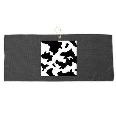 Cow Pattern Large Microfiber Waffle Golf Towel