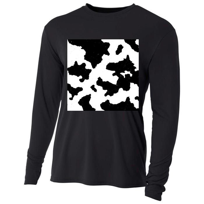 Cow Pattern Cooling Performance Long Sleeve Crew