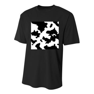 Cow Pattern Youth Performance Sprint T-Shirt