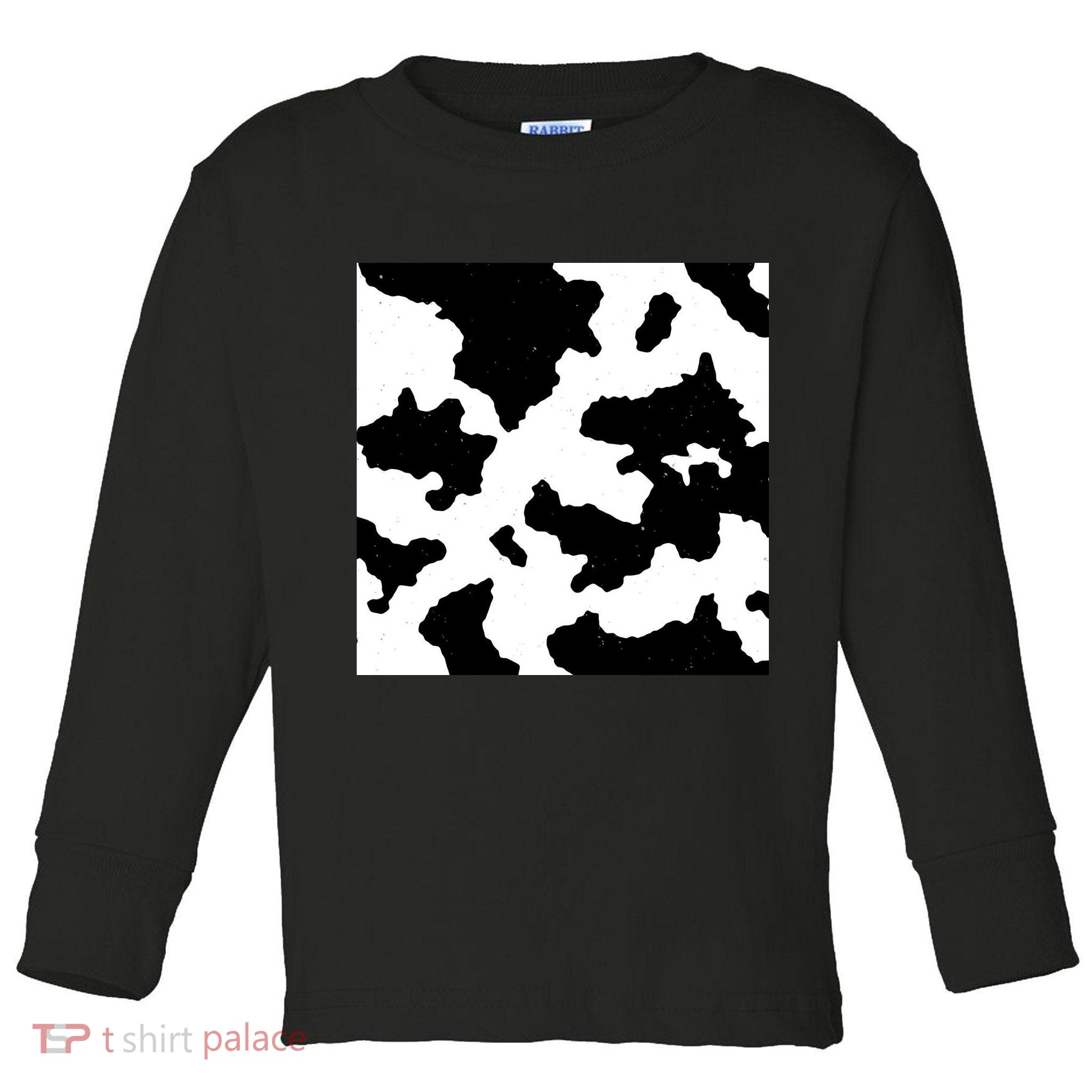 Cow Pattern Toddler Long Sleeve Shirt