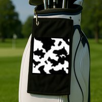 Cow Pattern Golf Towel
