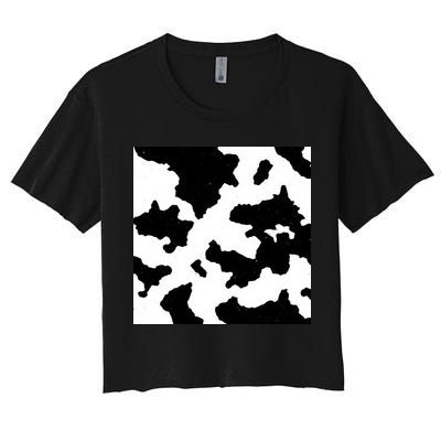 Cow Pattern Crop Top