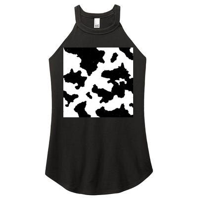 Cow Pattern Women's Perfect Tri Rocker Tank