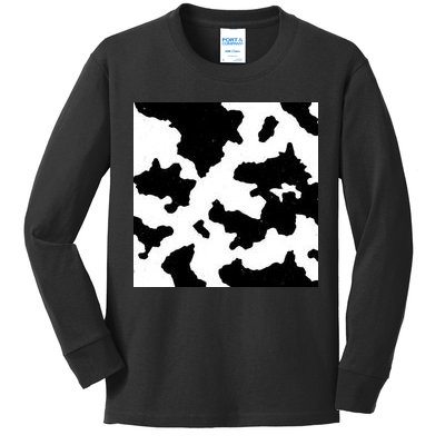 Cow Pattern Kids Long Sleeve Shirt