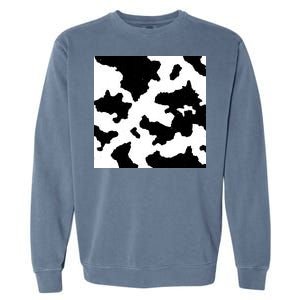 Cow Pattern Garment-Dyed Sweatshirt