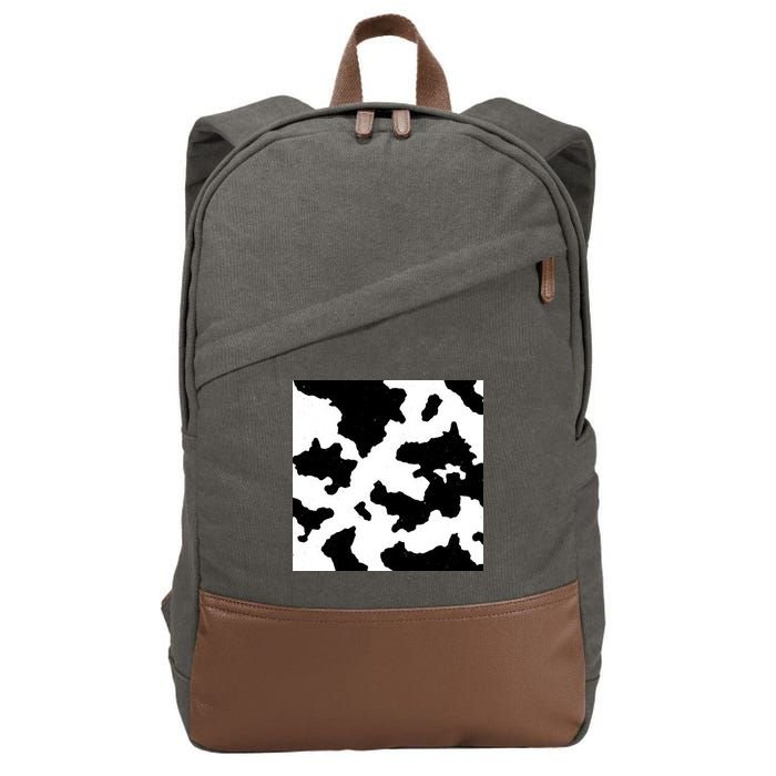Cow Pattern Cotton Canvas Backpack