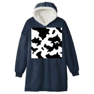 Cow Pattern Hooded Wearable Blanket