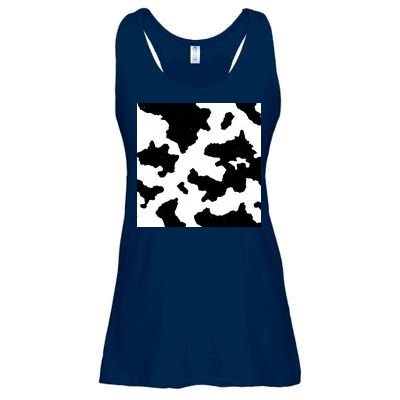 Cow Pattern Ladies Essential Flowy Tank