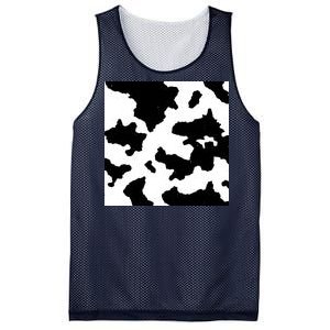 Cow Pattern Mesh Reversible Basketball Jersey Tank