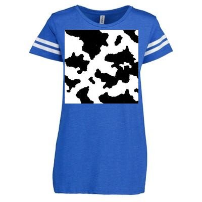 Cow Pattern Enza Ladies Jersey Football T-Shirt