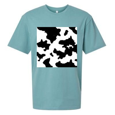 Cow Pattern Sueded Cloud Jersey T-Shirt