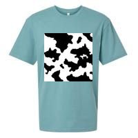 Cow Pattern Sueded Cloud Jersey T-Shirt