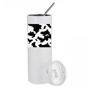 Cow Pattern Stainless Steel Tumbler