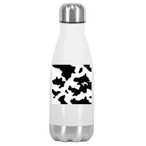 Cow Pattern Stainless Steel Insulated Water Bottle