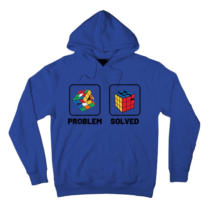 Competitive Puzzle Cube Problem Solved Speed Cubing Meaningful Gift Hoodie