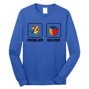 Competitive Puzzle Cube Problem Solved Speed Cubing Meaningful Gift Long Sleeve Shirt