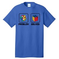 Competitive Puzzle Cube Problem Solved Speed Cubing Meaningful Gift Tall T-Shirt