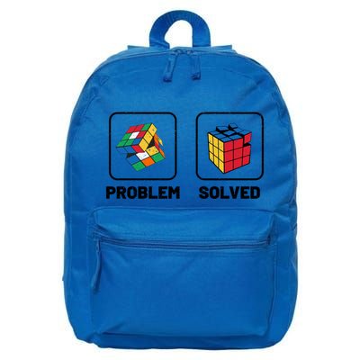 Competitive Puzzle Cube Problem Solved Speed Cubing Meaningful Gift 16 in Basic Backpack