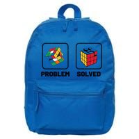 Competitive Puzzle Cube Problem Solved Speed Cubing Meaningful Gift 16 in Basic Backpack