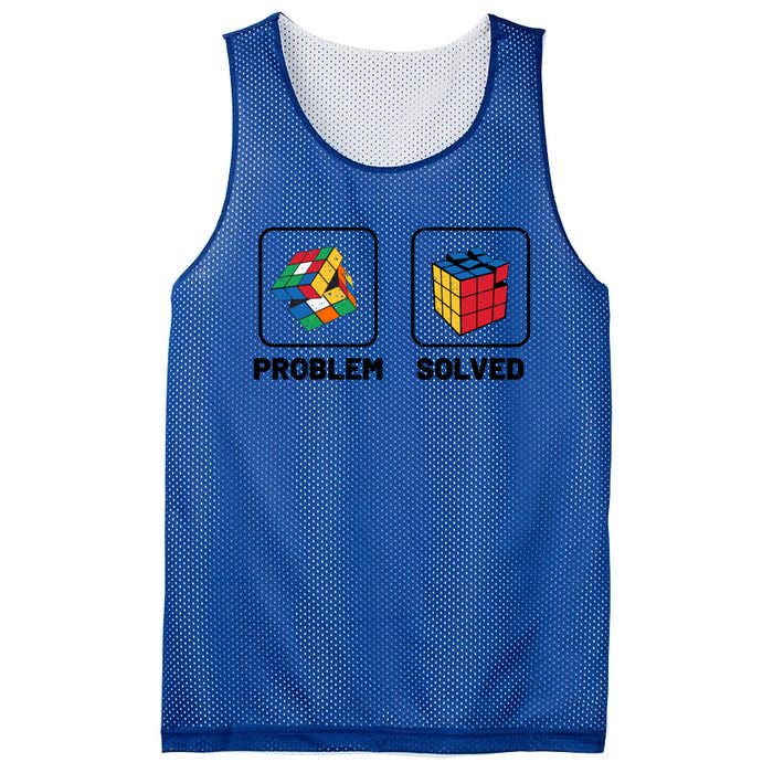 Competitive Puzzle Cube Problem Solved Speed Cubing Meaningful Gift Mesh Reversible Basketball Jersey Tank