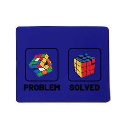 Competitive Puzzle Cube Problem Solved Speed Cubing Meaningful Gift Mousepad