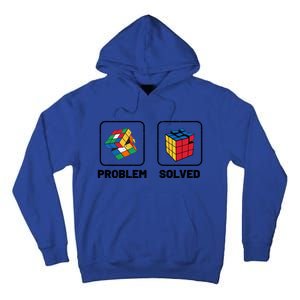 Competitive Puzzle Cube Problem Solved Speed Cubing Meaningful Gift Tall Hoodie