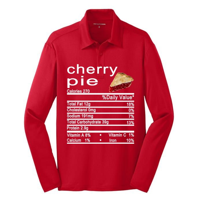 Cherry Pie Silk Touch Performance Long Sleeve Polo