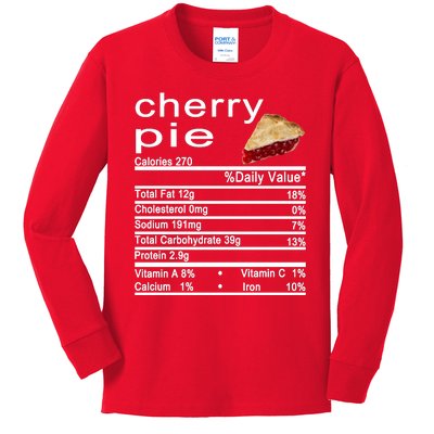 Cherry Pie Kids Long Sleeve Shirt