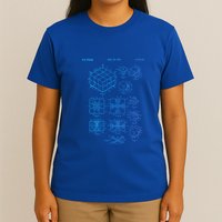 Competitive Puzzle Cube Rubik Patent Speed Cubing Retro Math Gift T-Shirt