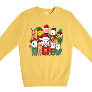 Christmas Pharmacy Crew Costume Christmas Vibes Tees Funny Gift Premium Crewneck Sweatshirt