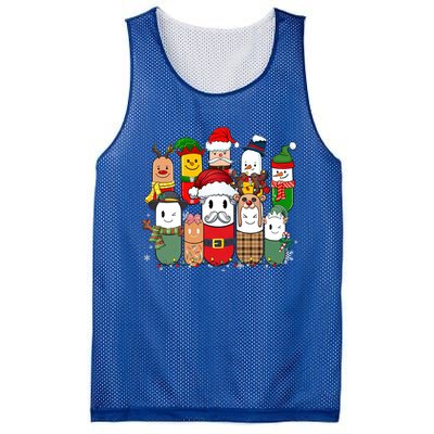 Christmas Pharmacy Crew Costume Christmas Vibes Tees Funny Gift Mesh Reversible Basketball Jersey Tank