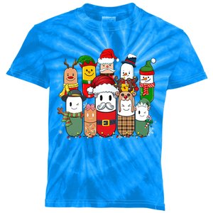 Christmas Pharmacy Crew Costume Christmas Vibes Tees Funny Gift Kids Tie-Dye T-Shirt